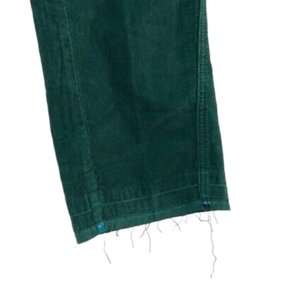NWT Women's Free People Green Corduroy Straight Leg Jeans sz 28 - Picture 3 of 9